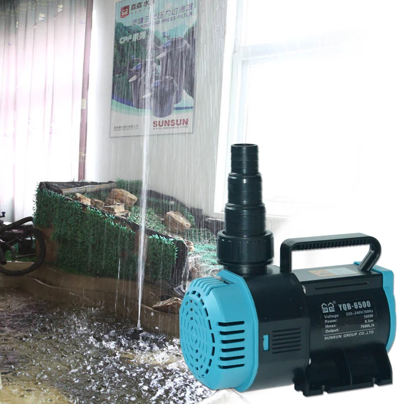 

Submersible pump YQB-5500 high-power 95W pumping pump, fish tank circulating pump, rockery, flowing water, waterfall
