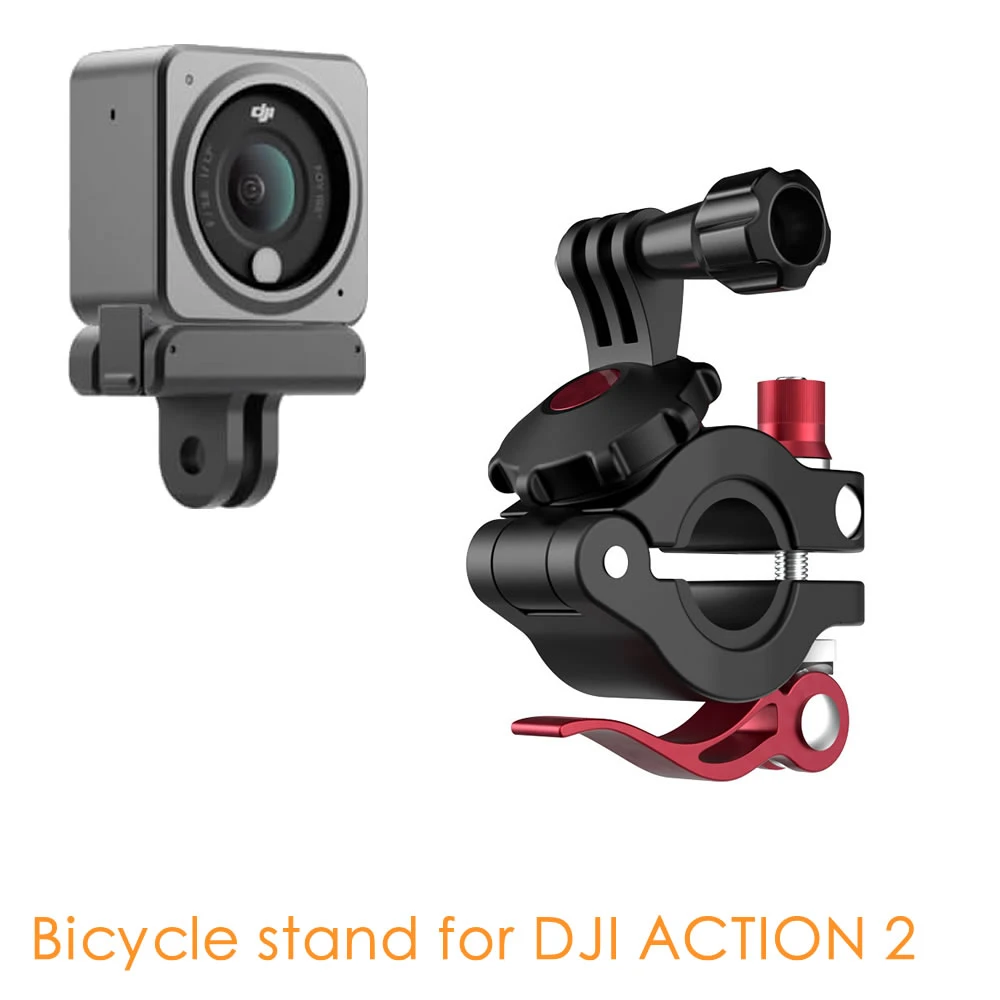 Bike Holder for DJI ACTION 2 Gopro Holder Bike Bicycle Motorcycle Handlebar  Camera Mount Bracket Accessories|Accesorios de estabilizadores de imagen| -  AliExpress