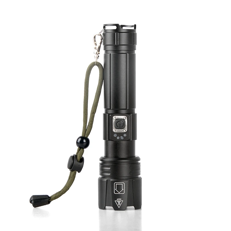 

Hot P70 Lamp Beads Waterproof IPX4 Led Flashlight Torch Usb Rechargeable Zoom Led Torch for Outdoor Riding