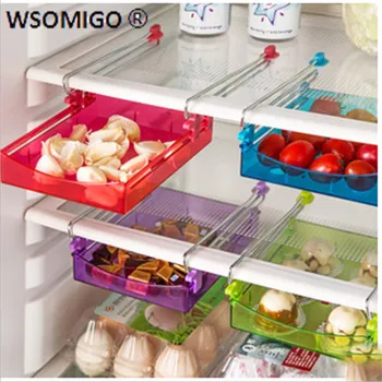 

Kitchen Accessories Refrigerator Partition Layer Storage Rack Kitchen Gadget Fruits&Vegetables Fresh Storage Box Kitchen Tools-B