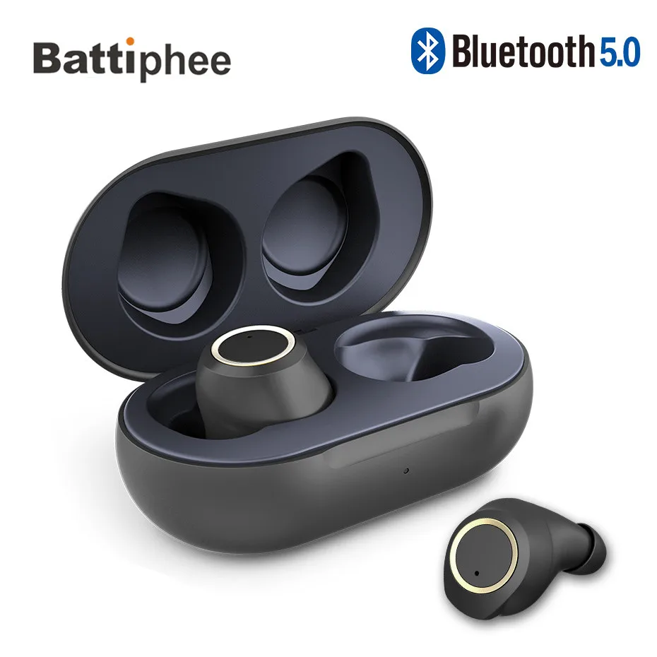 

Battiphee Bluetooth Earphone F8 TWS Wireless Earbuds 6D surround sound Headset Bluetooth 5.0 Ultra-Light Mini Wireless Earbuds