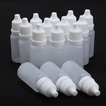 

50PCS 5/10/15/20/30/50/100ml Plastic PE Dropper Drop Bottles Empty Applicator Drop Squeezable Eye Liquid Essential Oil Container