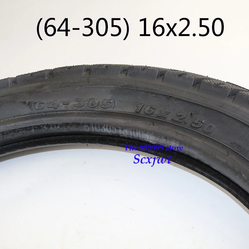 Wear-resisting16x2.50 64-305 шины и внутренняя труба подходят для электровелосипедов детские велосипеды, маленькие BMX и скутеры