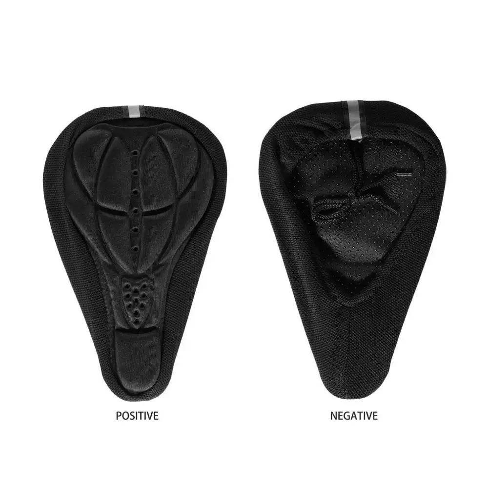 Thick Cycling Bicycle EVA Pad Seat Saddle Cover Soft Bike Cushion Pad With Anti-slipping Lining With Adjustable Drawstring