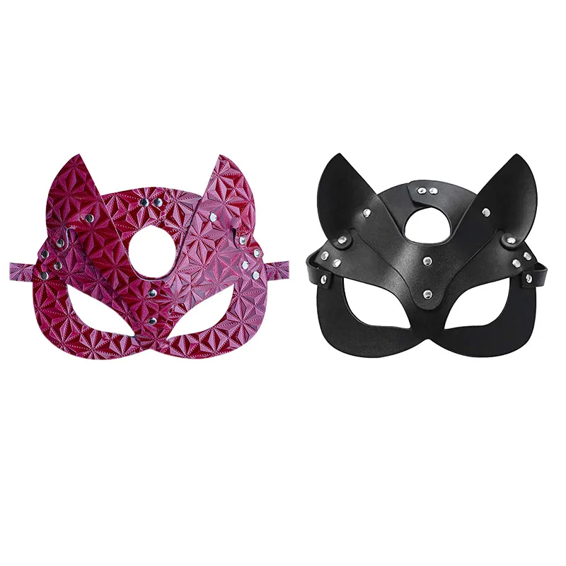 

Cosplay Sexy Bdsm Fetish Mask Women Halloween Carnival Masquerade Bondage Masks Adult Games Play Special Cat Ears Masks