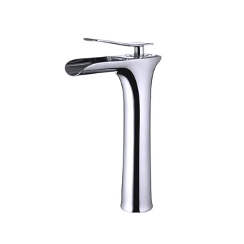 

New Bathroom Faucet Bathroom Waterfall Faucet Bathroom Semi-Open Nozzle Basin High Basin Faucet