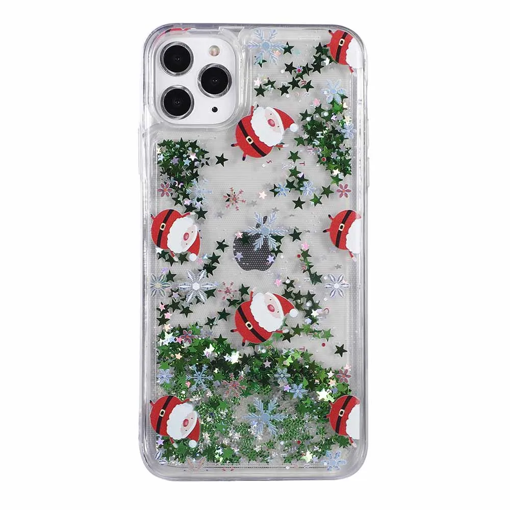 D Рождественский подарок, чехол для мобильного телефона samsung s7-s10 и note, чехол с рождественским узором, силиконовый мягкий/Жесткий Чехол, защита от пыли 10,30 - Цвет: D