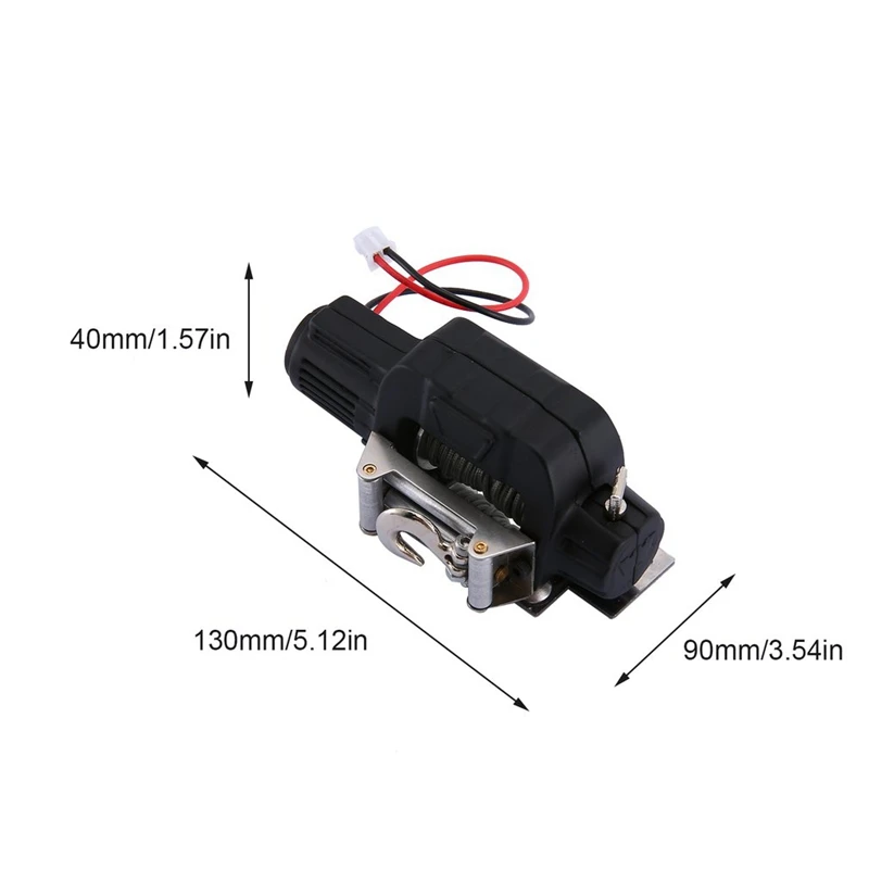 Горячая Металлическая лебедка система с беспроводным пультом дистанционного управления приемник для 1/10 RC автомобиль гусеничный для Traxxas Trx-4 D90 SCX10