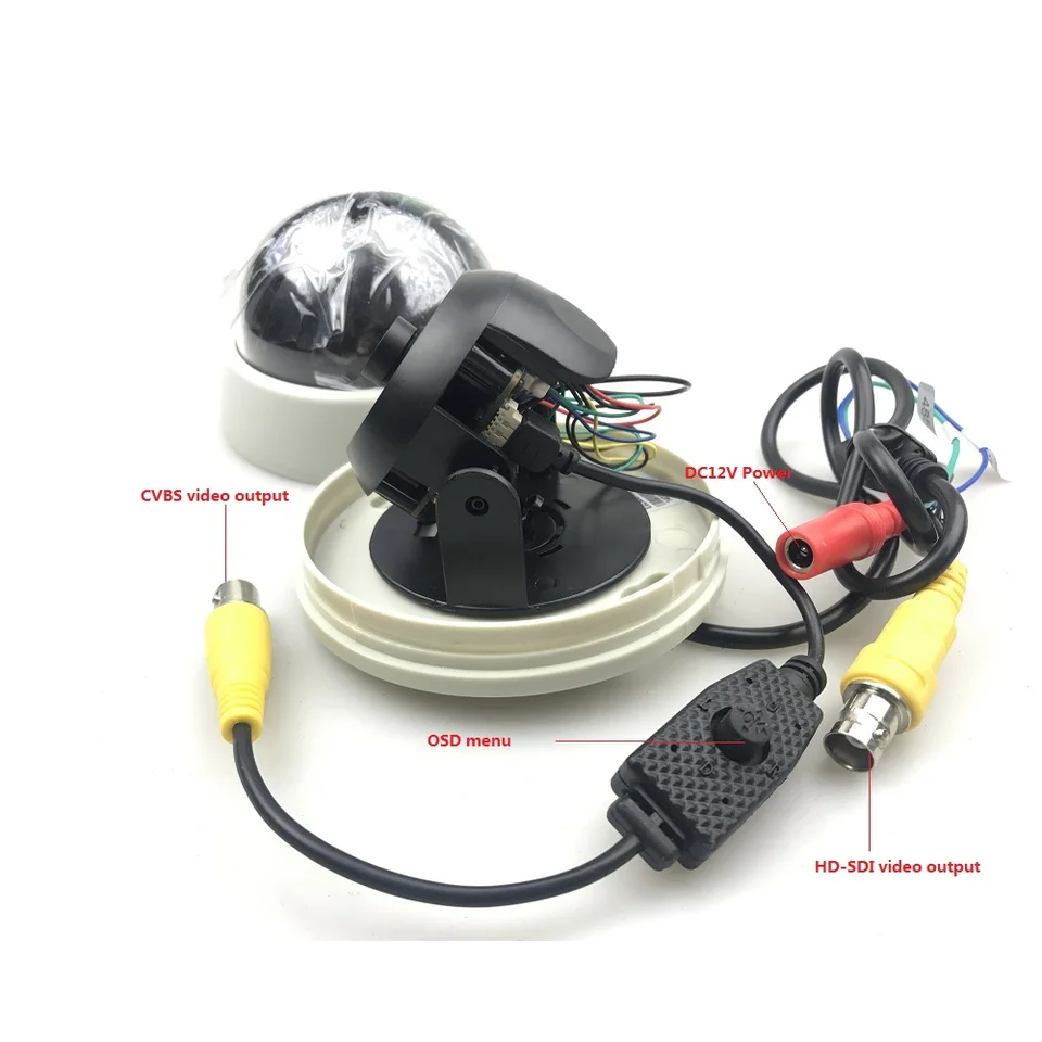 CCTV HD SDI カメラ 2.0 メガピクセル 1080P レンズ 2.8mm WDR