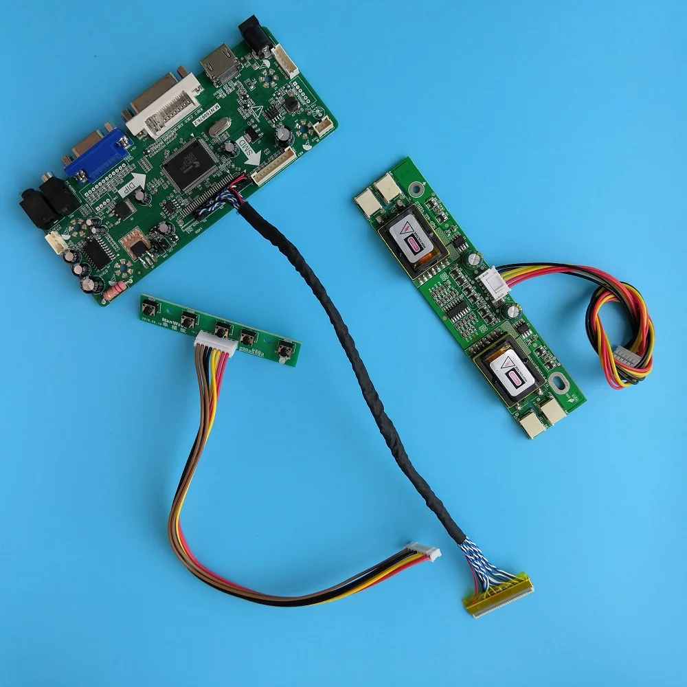 Комплект для LM201WE3-TLF5 M. NT68676 DIY HDMI драйвер панели экрана 30pin 1680X1050 20," плата контроллера VGA DVI LVDS 4 лампы