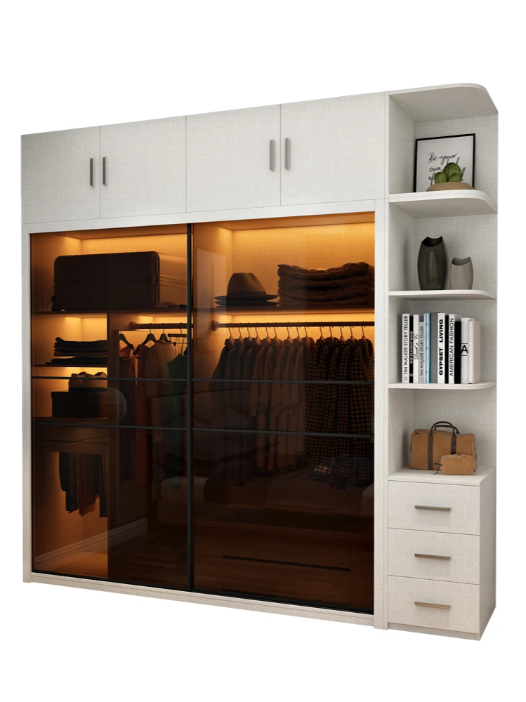 Sliding door wardrobe with lights Clearance