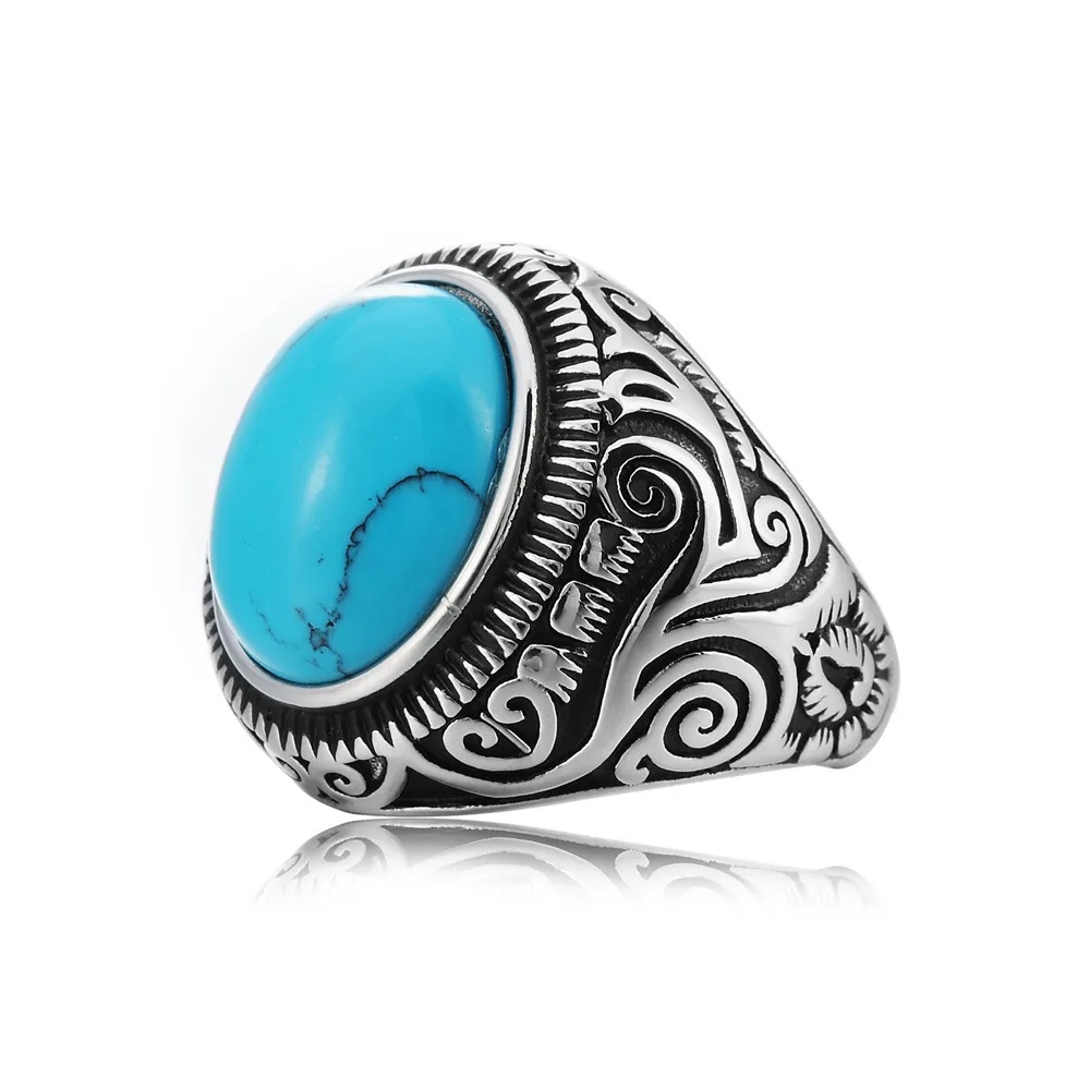 

Finger Art Retro Ring Jewelry Wide Chain Ring Women Wedding Anel Aneis Gemstone Rings Vintage Gift
