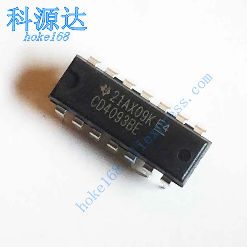 10 шт. CD4093BE DIP14 CD4093 CD4093B 4093BE DIP-14 в наличии | Электроника