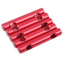 5 Pcs Outdoor Camping Aluminum Alloy Cord  Rope Tensioners  Line Locks Tent Accessory Travel Hike Camp Kit