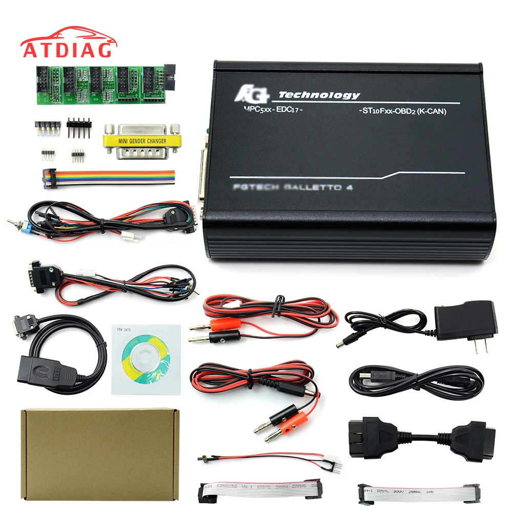 FGTech V54 Galletto 4 0475 полный чип Поддержка BDM Fg Tech авто ECU тюнинг 2020|Считыватели кодов и