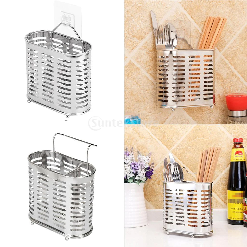 Hanging Cutlery Caddy Chopsticks Cooking Utensils Organizer Cutlery Divider
