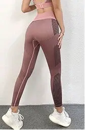 Imprintable спортивные брюки с высокой талией эластичные Леггинсы для йоги фитнес колготки спортивные Джерси для спортзала Леггинсы для бега Femme спортивная одежда - Цвет: Pink