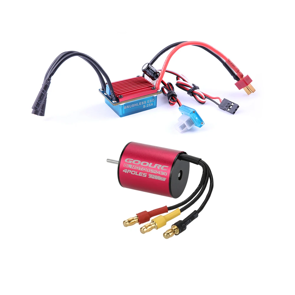 Оригинальный Бессенсорный бесщеточный двигатель GoolRC S2430 7200KV и комбинированный