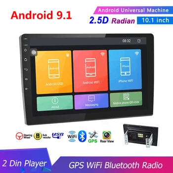 

9/10.1 Inch 2din Car Radio Android 9.1 Universal GPS Navigation Bluetooth Wifi 2 Din Car Audio Stereo FM USB Multimedia Player