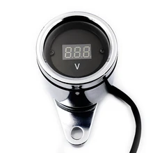 Новая мода 12 в цифровой дисплей светодиодный вольтметр измеритель напряжения Дисплей для автомобиля мотоцикла июля