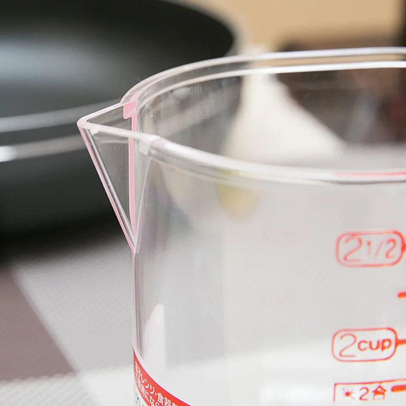 Импорт из Японии, Пластик PP Мерный стакан из твердого английского фарфора носика поверхности кухонный инструмент, принадлежности качество чашка с градуированной качество Кухня