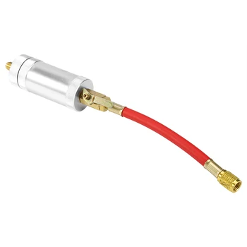 

1/4SAE R134 2 Air Conditioning R134A R12 R22 Car A/C AC Oil&Dye oz Injection Tool Oil Coolant Filler Tube Car Accessories