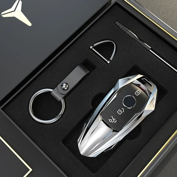 Custodia protettiva per portachiavi per auto in lega di zinco per Mercedes Benz E C G M R classe S W204 W212 W176 GLC CLA GLA AMG accessori per auto 4 Custodia protettiva per portachiavi per auto in lega di zinco per Mercedes Benz E C G M R classe S W204 W212 W176 GLC CLA GLA AMG accessori per auto - Custodia protettiva per portachiavi per auto in lega di zinco per Mercedes Benz E C