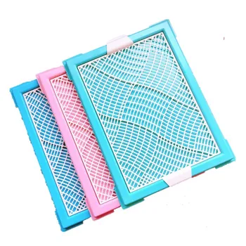 

Portable Dogs and Cats Training Toilet Potty Pest Dogs Toilet Grid Potty Can Put Diapers Easy To Cleaning Pet Indoor Supplies