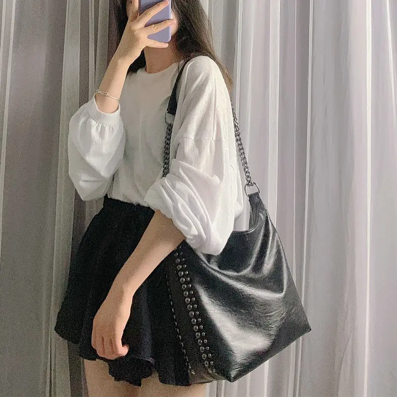 

Bag female ins slung 2020 new net red chain shoulder bag student Korean version of the wild large capacity