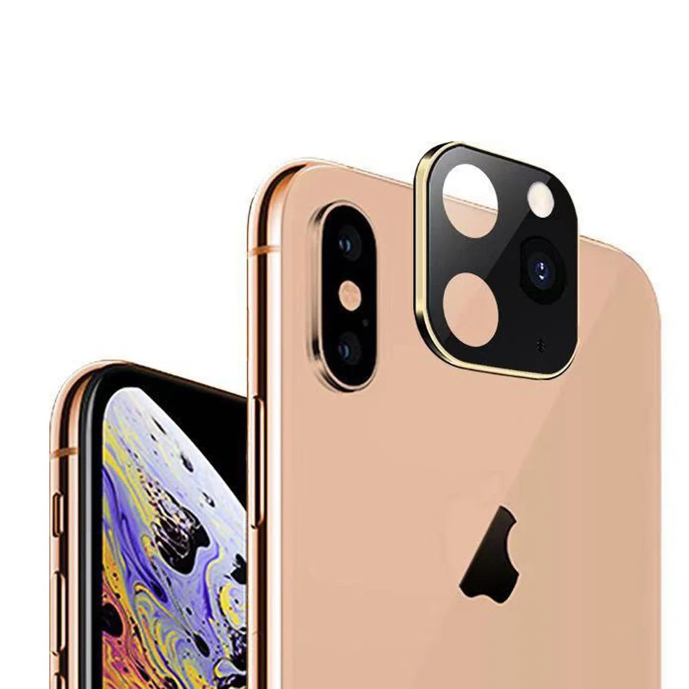 Абсолютно новая задняя защитная пленка для объектива камеры для iPhone X XS Max выглядит как 11 Pro для iPhone 11 Pro поддельная наклейка для камеры