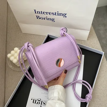 

Online Celebrity Women's Small Bag 2020 Summer New Style Fashion Versitile Fashion INS Crossbody Bag Contrast Color Square Sling