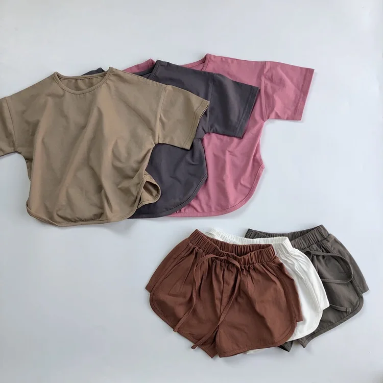 Korean Style Summer Kids Clothes Baby Boys Pure Color Shorts Casual Children Shorts Kids Shorts
