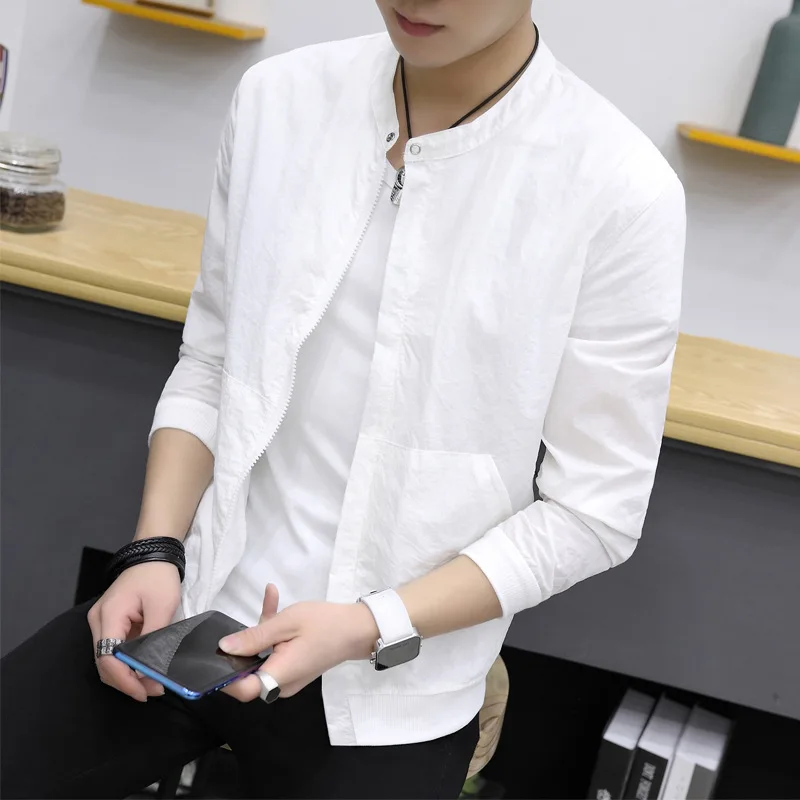 

Sun Protection Clothing Thin 2019 New Style Summer Wind Shield Korean-style Jacket Fashion Sun Protection Clothing Handsome MEN'