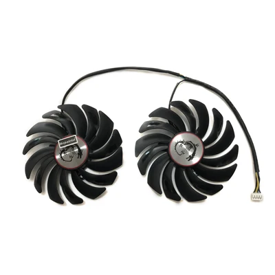 PLD10010B12HH GAMING PLD10010B12HH/PLD09210B12HH VGA охлаждающий вентилятор GPU для MSI RX480 RX580 RX470 RX570 GAMINNG Броня видео Графика охлаждения карт - Цвет лезвия: PLD10010B12HH GAMING