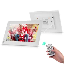 Andoer 7 дюймов ультра-тонкая ЖК-цифровая фоторамка Настольный альбом 1280*800 HD поддерживает видео с 8 Гб карта памяти пульт дистанционного управления