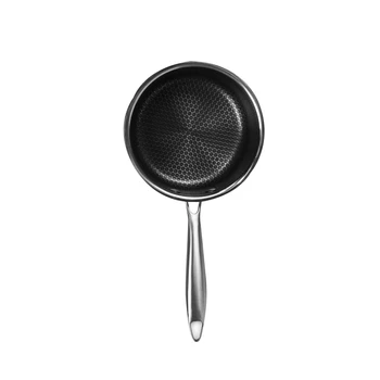 

Kitchen Tool With Handle Cooking Non Stick Explosion Proof Baking Infant Stainless Steel Durable Sauce Home Thickened Milk Pan