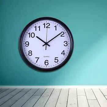 

12 Inch Bedroom Quartz Clock Fashion Digital Clock Ornament Wall Clock Kitchen Hotel Home Decoration