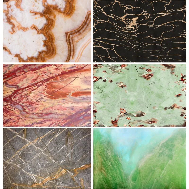 

SHENGYONGBAO Vinyl Custom Photography Backdrops Props Colorful Marble Pattern Texture Photo Studio Background 20915DLS-03
