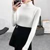 Autumn Winter Women Turtleneck Sweater Slim Solid Color Long Sleeve Pullover Female All-match Knitted Sweater Casual Fashion ► Photo 3/6