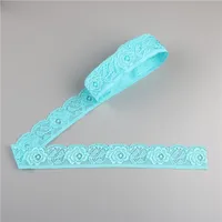 Ruban de Dentelle artificiel astique Blanc pour la Couture, Nouveau, 25mm, 10 Yards, DIY 5