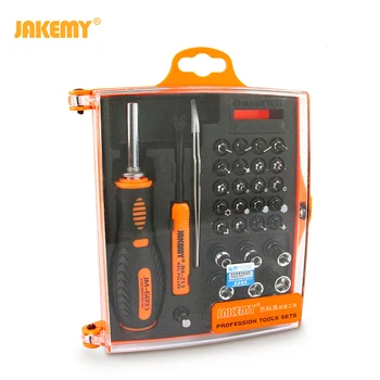 

34 in 1 set of maintenance tools for mobile tablet computers with combined screwdrivers With High Quality Orange