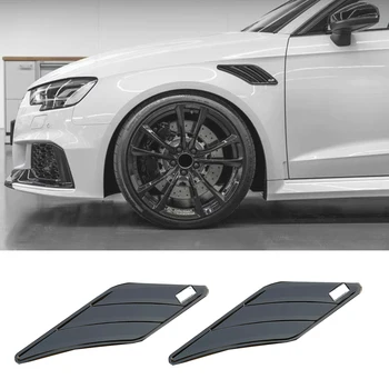 

2pcs/Pairs Car Air Vent Sticker Car Side Fender Sticker For Audi ABT Audi A6 C6 C5 A1 A3 8P A4 B8 B6 A5 A7 A8 Q3 Q5 Q7 TT RS S4