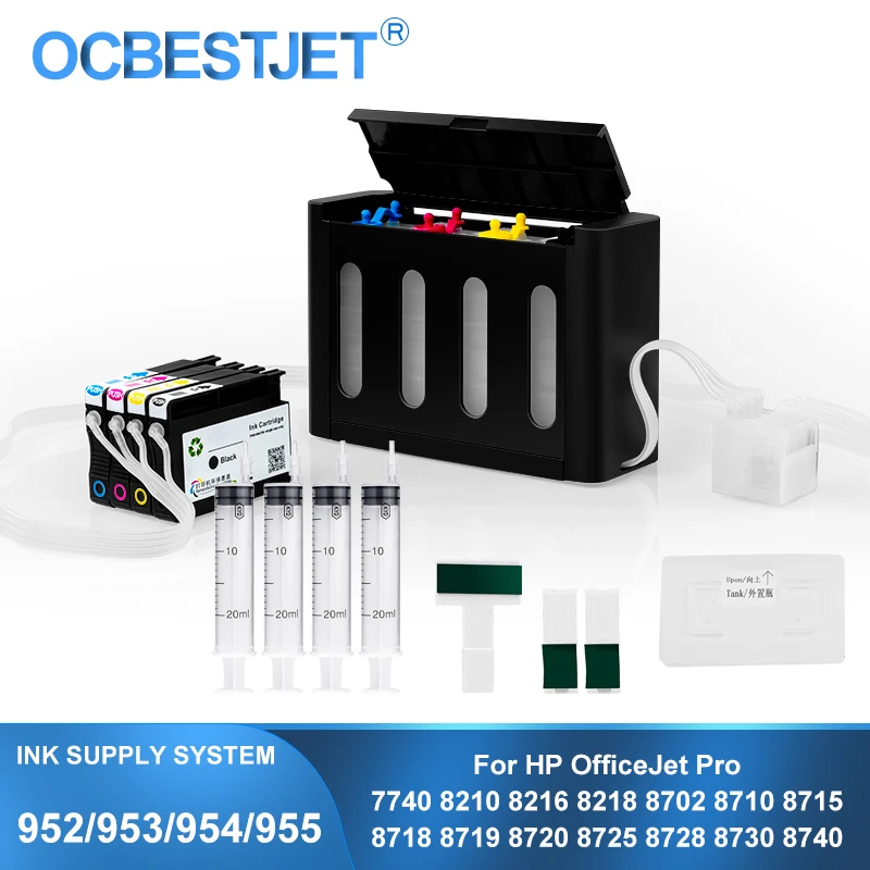 Cartucce D'inchiostro 952 E 952XL Rigenerate Per HP Officejet Pro 7720, 7730, 7740, 8210, 8216, 8218
