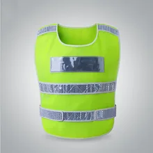Защитная спецодежда Мульти Карманы Высокая Видимость Жилет Безопасности со светоотражающими полосками на открытом воздухе работы