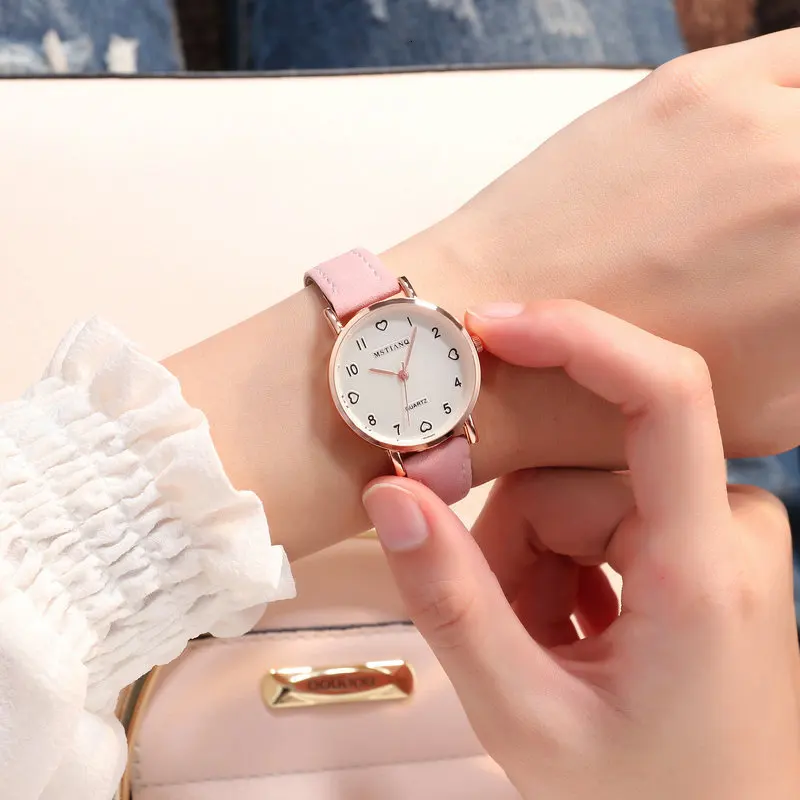 Simple Watch Women Watch Leather Fashion Casual Quartz Wrist Watch Ladies Watch Female Clock relogio feminino reloj mujer