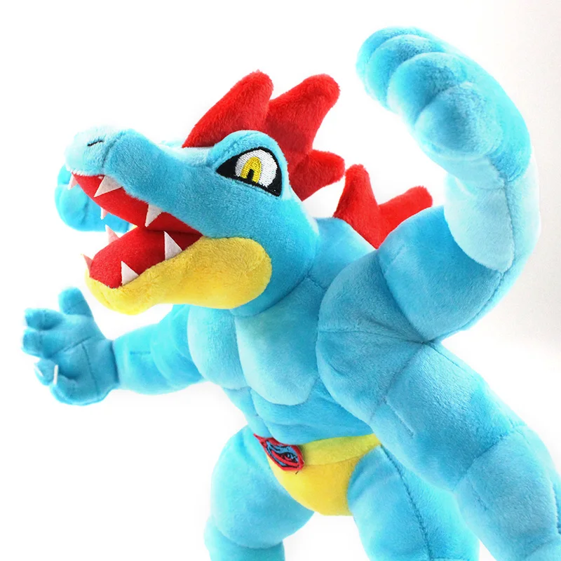 1 шт. аниме Feraligatr Machamp Fit плюшевые игрушки мягкие чучело куклы Рождество подарок на день рождения