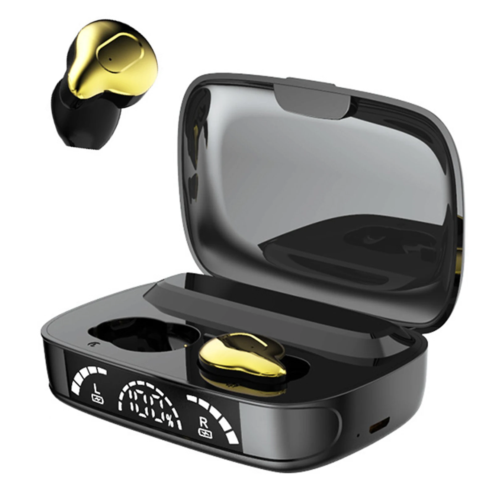TWS Earphone Wireless BT5.1 IPX7 Waterproof In-Ear Sports Hi-Fi With 2000mAh LED Display Charging Box | Электроника