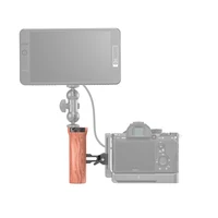 dslr עץ SmallRig Arca ידית הצד עץ עם DSLR פלייט Arca-Swiss שחרור מהיר מהדק אוניברסלי Arca L-סוגר עץ הניצב 2399 (5)