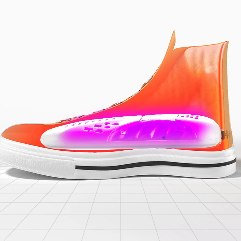 110v-220V 12W Race Car Shape Voilet Light Shoe Dryer Foot Protector Boot Odor Deodorant Dehumidify Device Shoes Drier 2