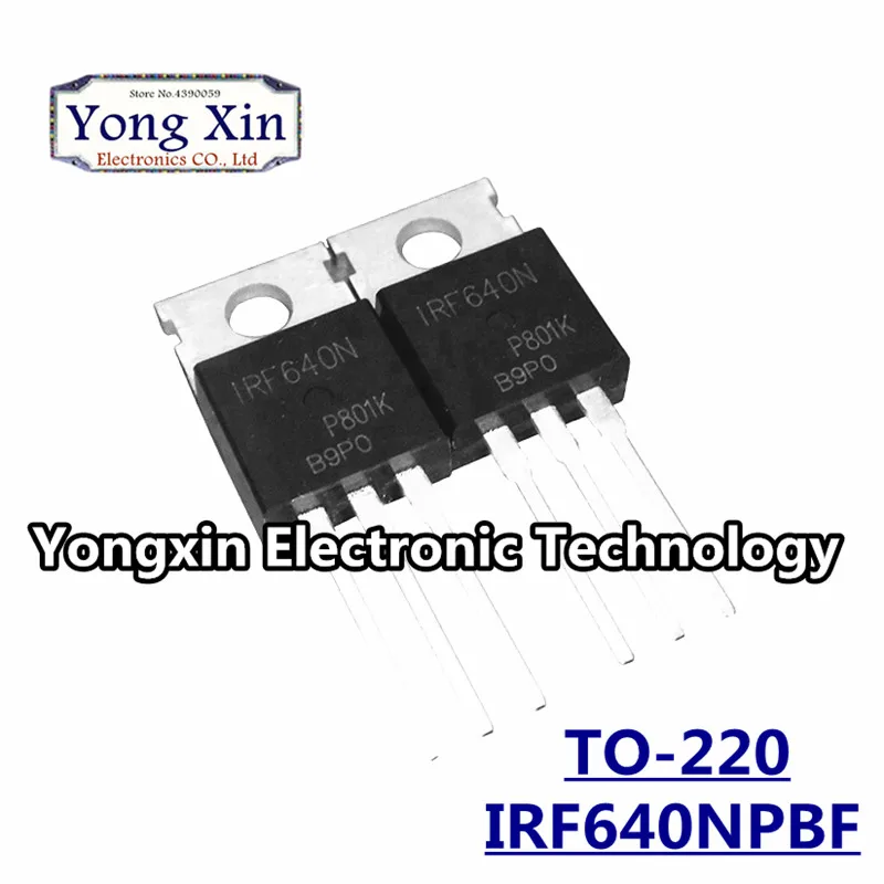 10pcs IRF640NPBF TO220 IRF640N TO 220 IRF640|Connectors| - AliExpress